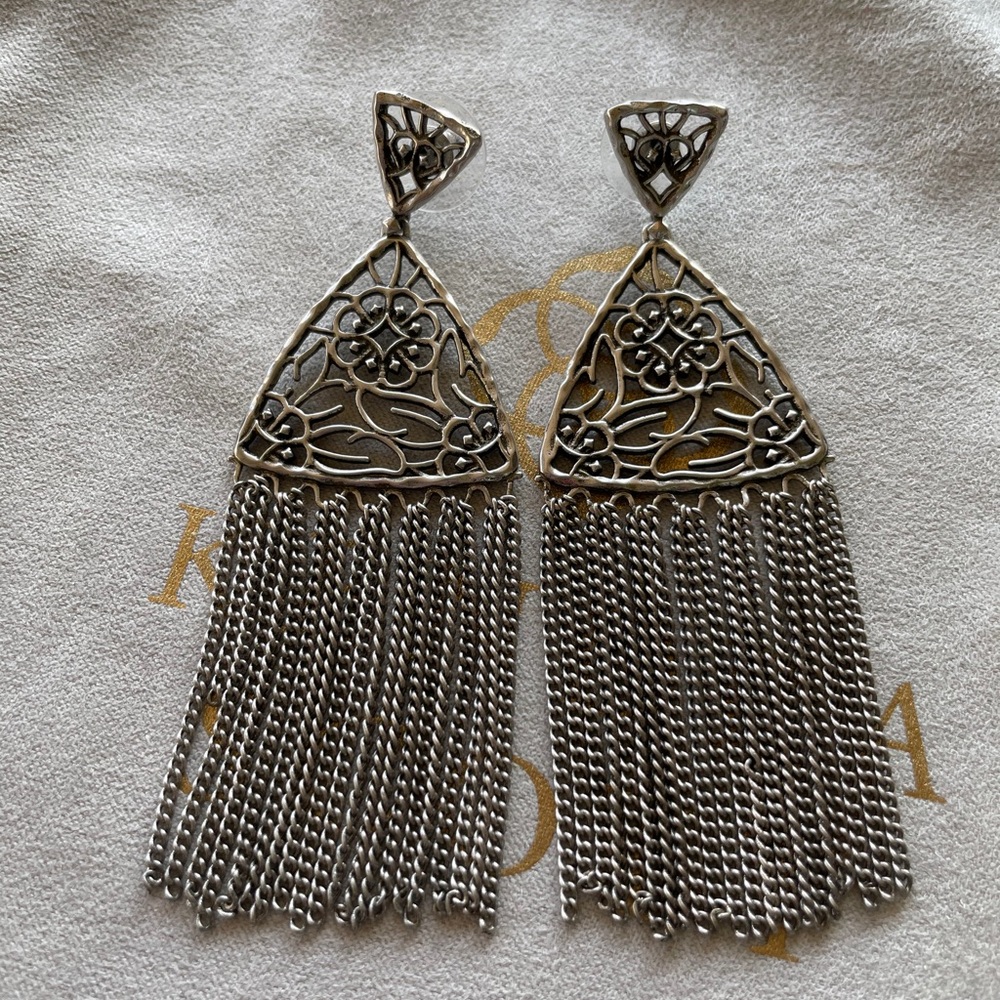 Kendra Scott Ana Vintage Silver earring